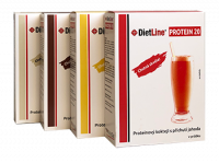 DietLine Protein 20 - MIX proteinových koktejlů