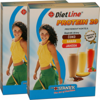 DietLine PROTEIN 20 proteinový kokteil MIX - 2 balení